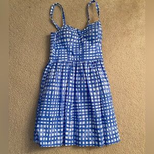 Lilly Pulitzer White and Blue Dress